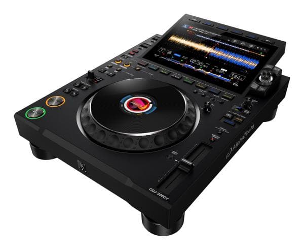AlphaTheta CDJ-3000X DJ media player — reads OneLibrary USB exports